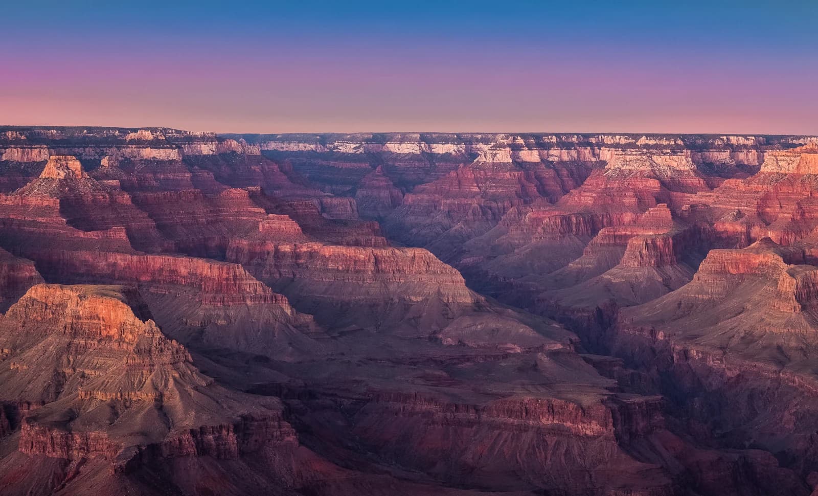 Grand Canyon National Park at sunset, Arizona